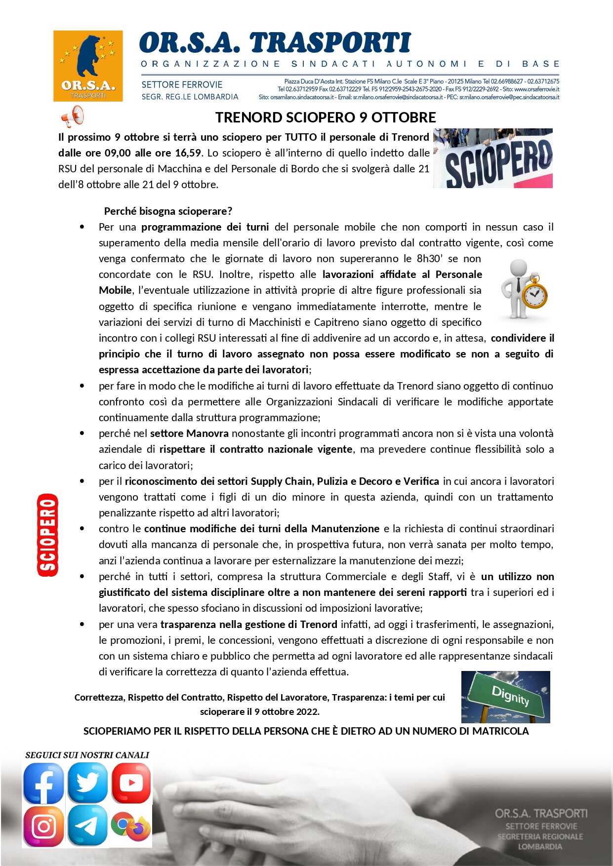 Trenord Sciopero ORSA 9 Ottobre page 0001