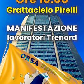 MANIFESTAZIONE ORSA FERROVIE – LOMBARDIA